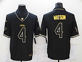 Nike Texans 4 Deshaun Watson Black Gold Vapor Untouchable Limited Jersey,baseball caps,new era cap wholesale,wholesale hats